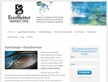 Tablet Screenshot of everbettermarketing.com